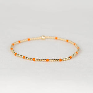 Chloe ORANGE LUNA bracelets