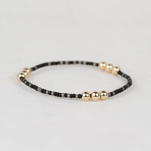 Lo CHLOE BLACK + WHITE bracelets